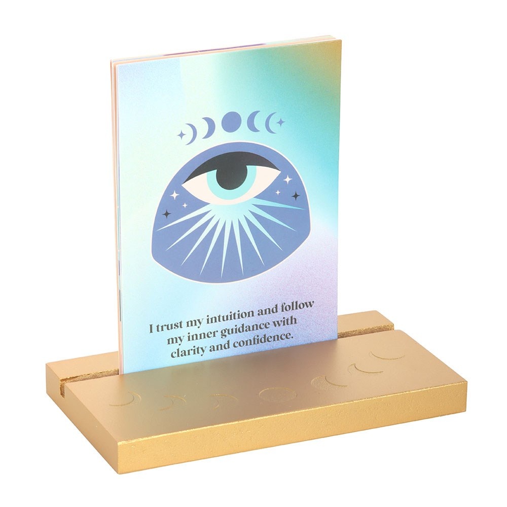 Something Different - Aura Affirmation Cards with Wooden Stand Kaartenhouder - Multicolours